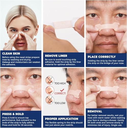 80pcs Grand Unisexe Nasales Anti Ronflement EfficacesCouleurs de la PeauRonflement Dilatateur Nasal Dispositif Anti-Rhon